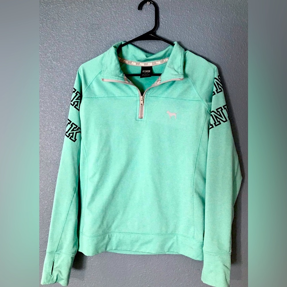 PINK! VS Perfect Half-zip Pullover